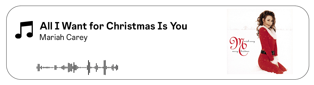 All I Want for Christmas Is You