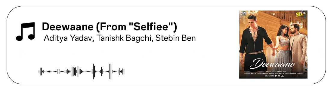 Deewaane (From "Selfiee")