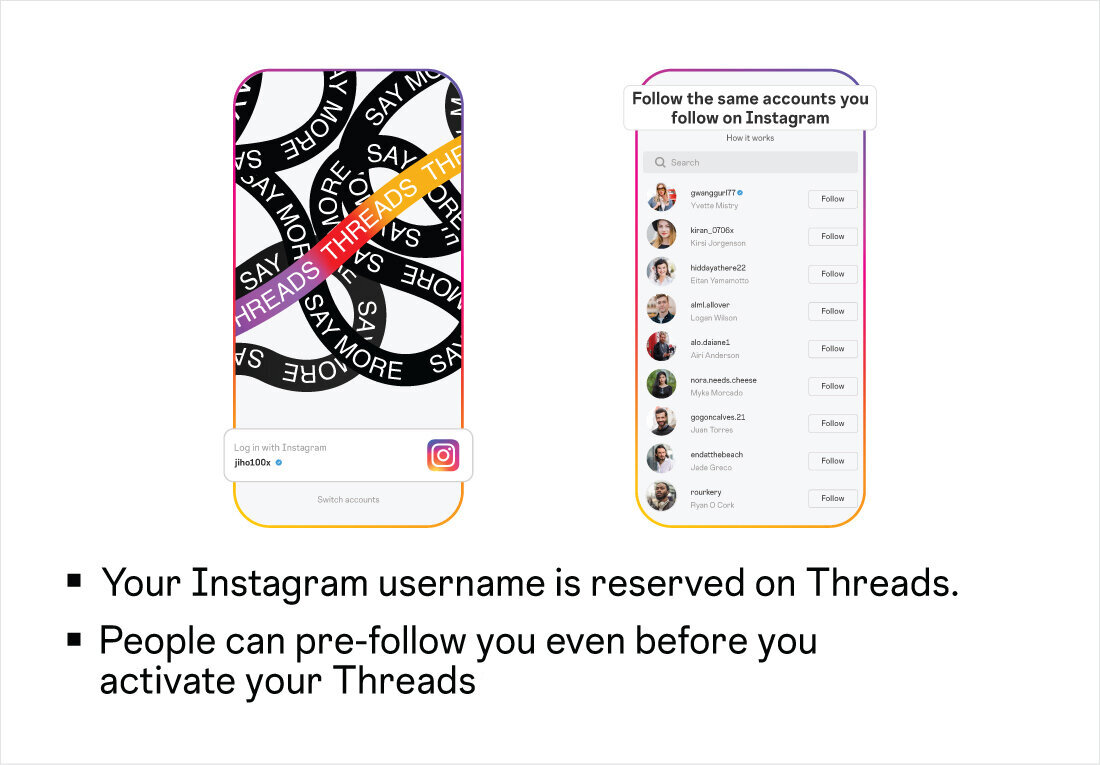 Threads : Born on Instagram